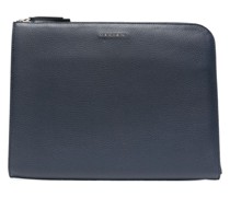 Micron leather briefcase