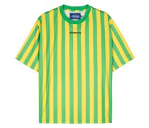 Soccer striped short-sleeve T-shirt