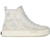 High-Top-Sneakers mit Stern-Patches