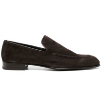 Spitze Loafer aus Wildleder