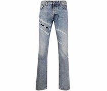 Gerade Jeans im Distressed-Look