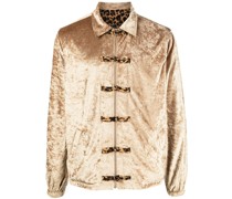 Wendbare Jacke in Samtoptik