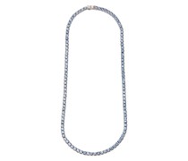18kt Weißgoldhalskette mit Topas