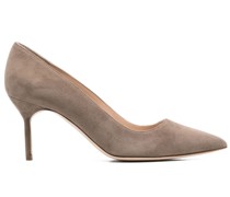 Spitze Wildlederpumps
