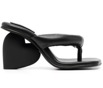 Sandalen mit Design-Absatz