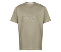 dollar bill-debossed T-shirt