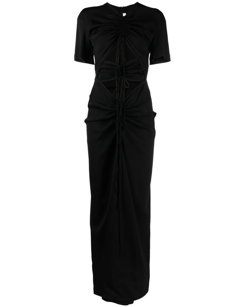 Christopher Esber Damen Gerafftes T-Shirtkleid