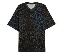 T-Shirt mit Leopard Game-Print