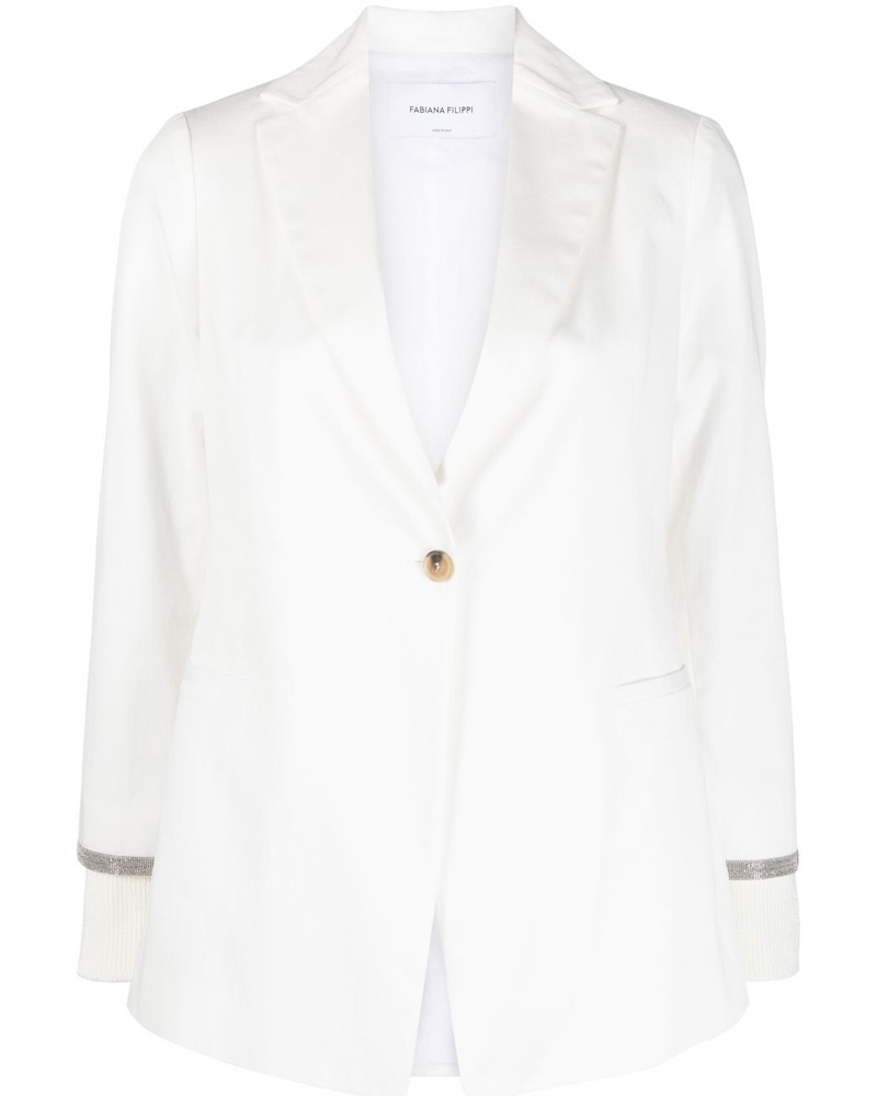 Fabiana Filippi Damen Einreihiger Blazer OR7338 Fabiana Filippi Damen Einreihiger Blazer OR7338