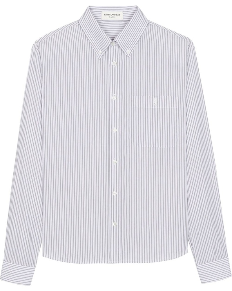 Saint Laurent Damen Hemd mit Logo