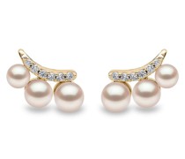 18kt Sleek Gelbgoldohrstecker