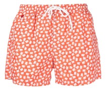 Badeshorts mit grafischem Print
