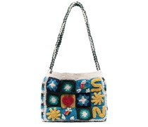 Abbie Schultertasche im Patchwork-Look
