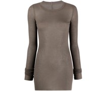 Midikleid mit rundem Ausschnitt