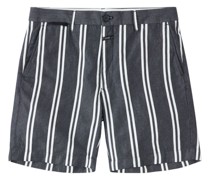 Gestreifte Chino-Shorts