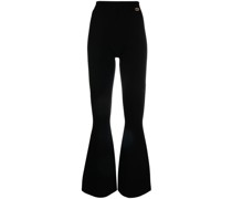 Bootcut-Hose mit Logo