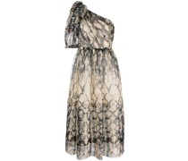 Einschultriges Midikleid