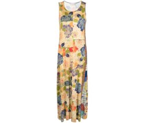 Midikleid mit Blumen-Print