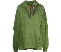 Langärmeliger Hoodie