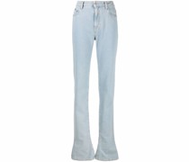 Ausgestellte Jeans mit langem Schnitt