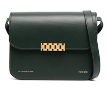 Schultertasche mit Kettendetail
