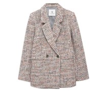 Diana double-breasted tweed blazer
