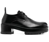 Oxford-Schuhe mit Blockabsatz