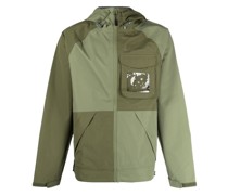 Kapuzenjacke mit Kontrasteinsätzen
