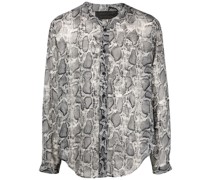 Hemd mit Schlangen-Print