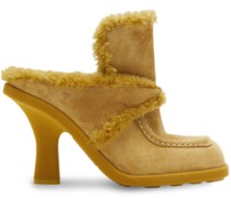 Mules mit Shearling