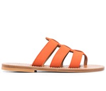 Flache Sandalen