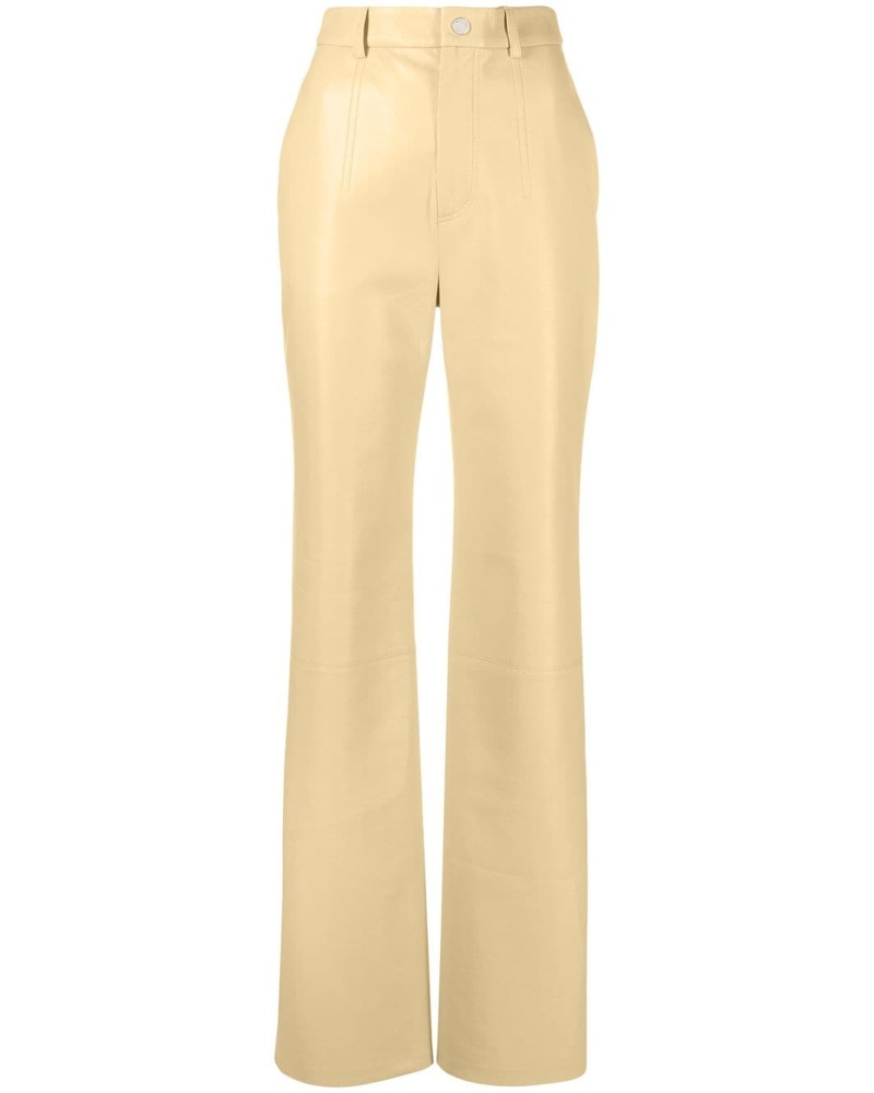 Nanushka Damen Gerade Hose mit hohem Bund