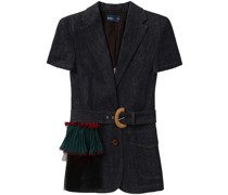 Bikerjacke im Layering-Look