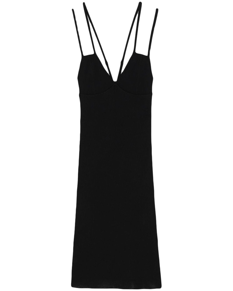 AERON Damen Minikleid mit doppeltem Riemen