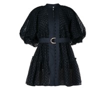 Minikleid mit Lochstickerei