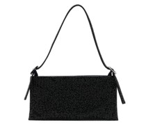 Schultertasche mit Strassverzierung