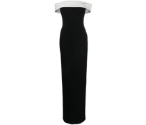 Schulterfreies Maxikleid