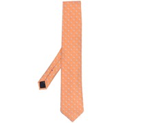 Krawatte mit aufgestickten Polka Dots