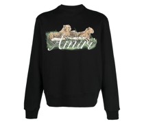 Sweatshirt mit Geparden-Print