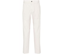 mid-rise tapered chinos