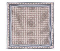 Seidenschal mit geometrischem Print