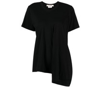 T-Shirt mit drapiertem Detail
