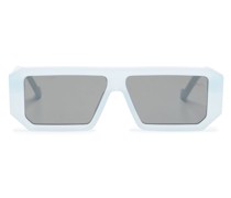 Sonnenbrille mit eckigem Gestell