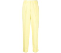 Cropped-Hose mit hohem Bund
