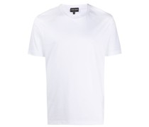 T-Shirt mit Logo-Stickerei