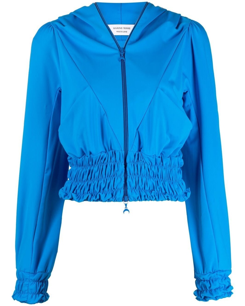Marine Serre Damen Jacke mit Kapuze