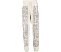 Jogginghose mit grafischem Print