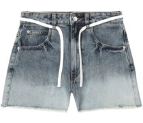 Jeans-Shorts mit Farbverlauf-Waschung