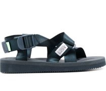 Sandalen mit Logo-Patch