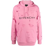 Hoodie im Distressed-Look